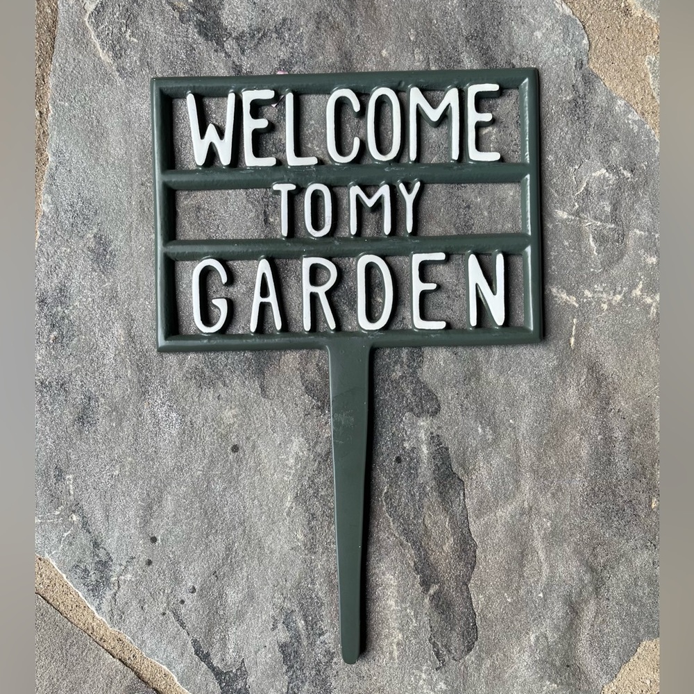Welcome to The Garden Sign